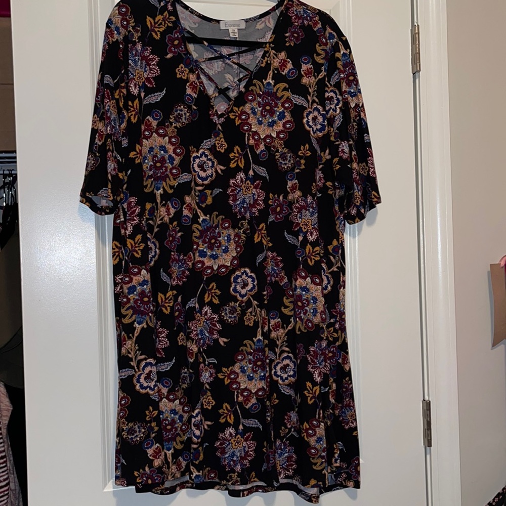 Black Floral Dress